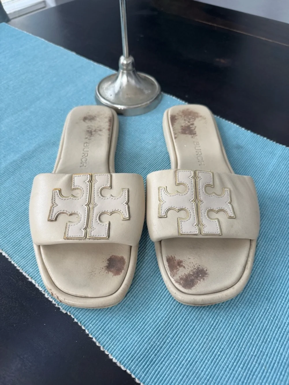 Tory Burch Double T Sport Sandals size 10 - Picture 1 of 6